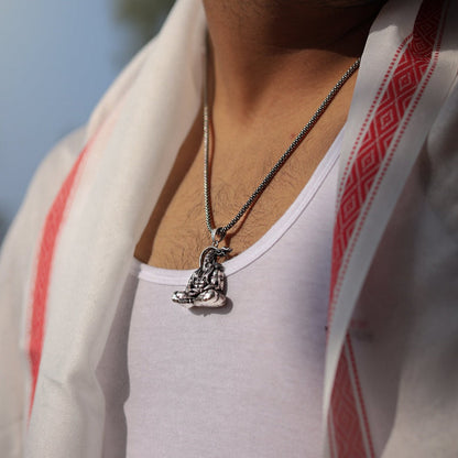 Hanuman Ji Meditetion Raksha Kavach Pendant