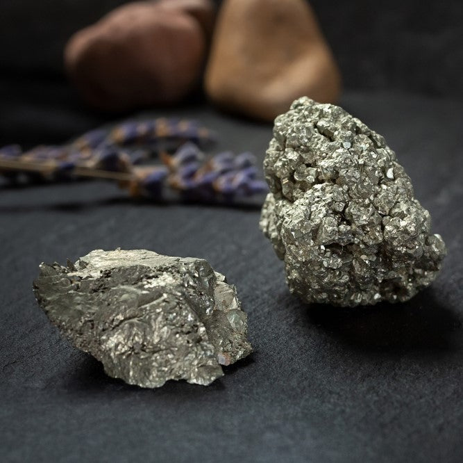 Natural Pyrite  (Wealth Cluster)