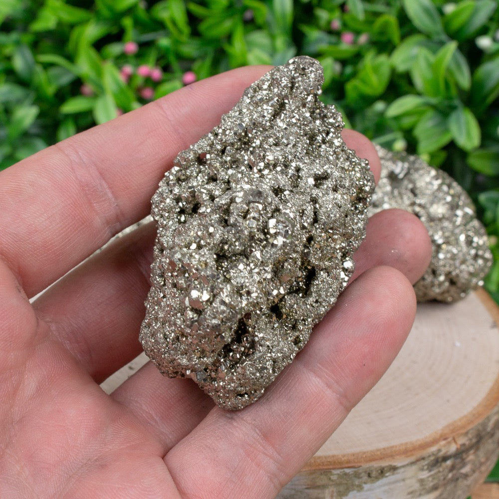 Natural Pyrite  (Wealth Cluster)